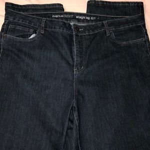 Avenue Dark Denim Tall Jeans